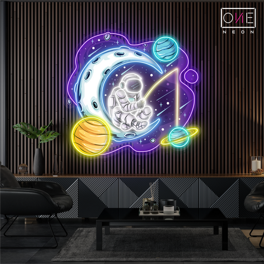 Enseigne néon LED "Cosmic Dreamer"