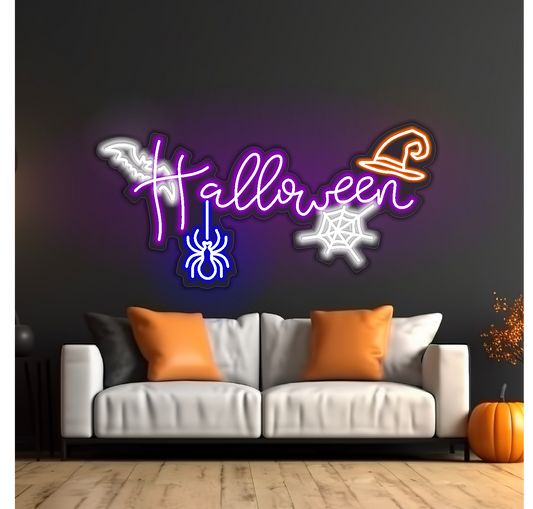 Enseigne néon LED Halloween