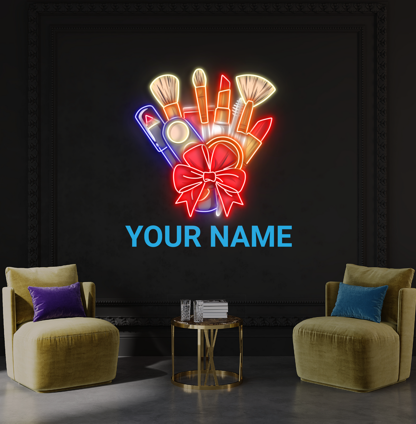 Enseigne néon LED Maquillage Magique