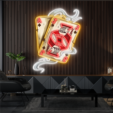 Enseigne lumineuse LED néon Ace & Jack Blaze Artwork