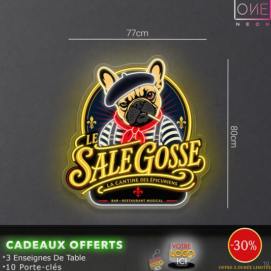 SALE GOSSE | Enseigne LED Néon