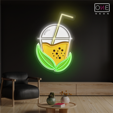 Enseigne lumineuse LED Boba Tea