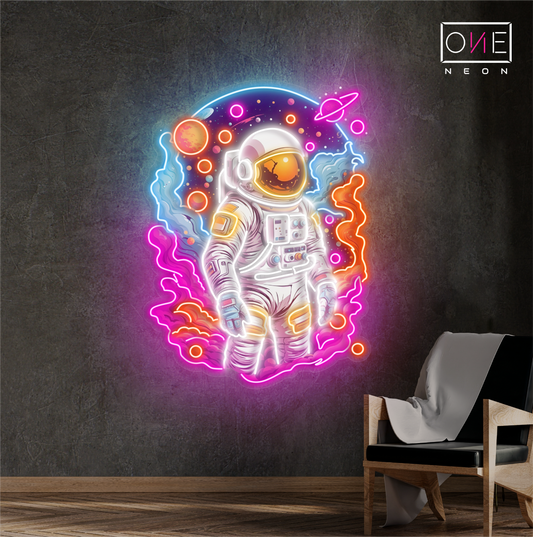 Enseigne Néon LED "Aventurier Stellaire"