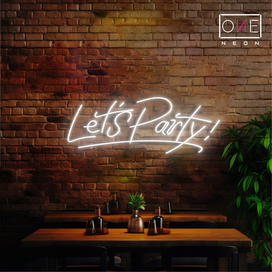 Faisons la Fête ! Enseigne Néon LED