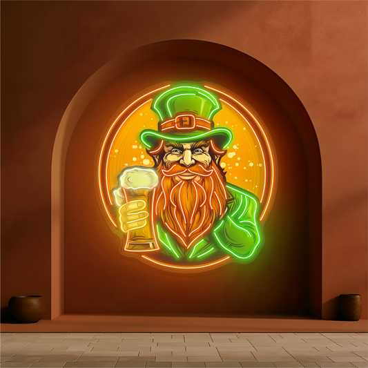 Enseigne Néon LED "Leprechaun's Toast"