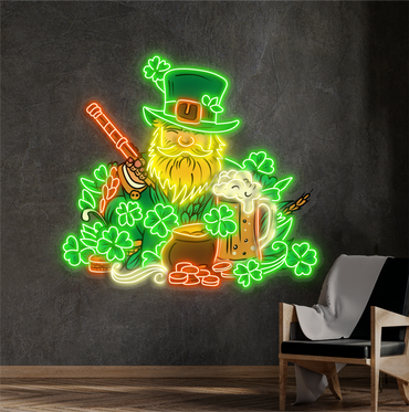 Enseigne néon LED Lucky Brew