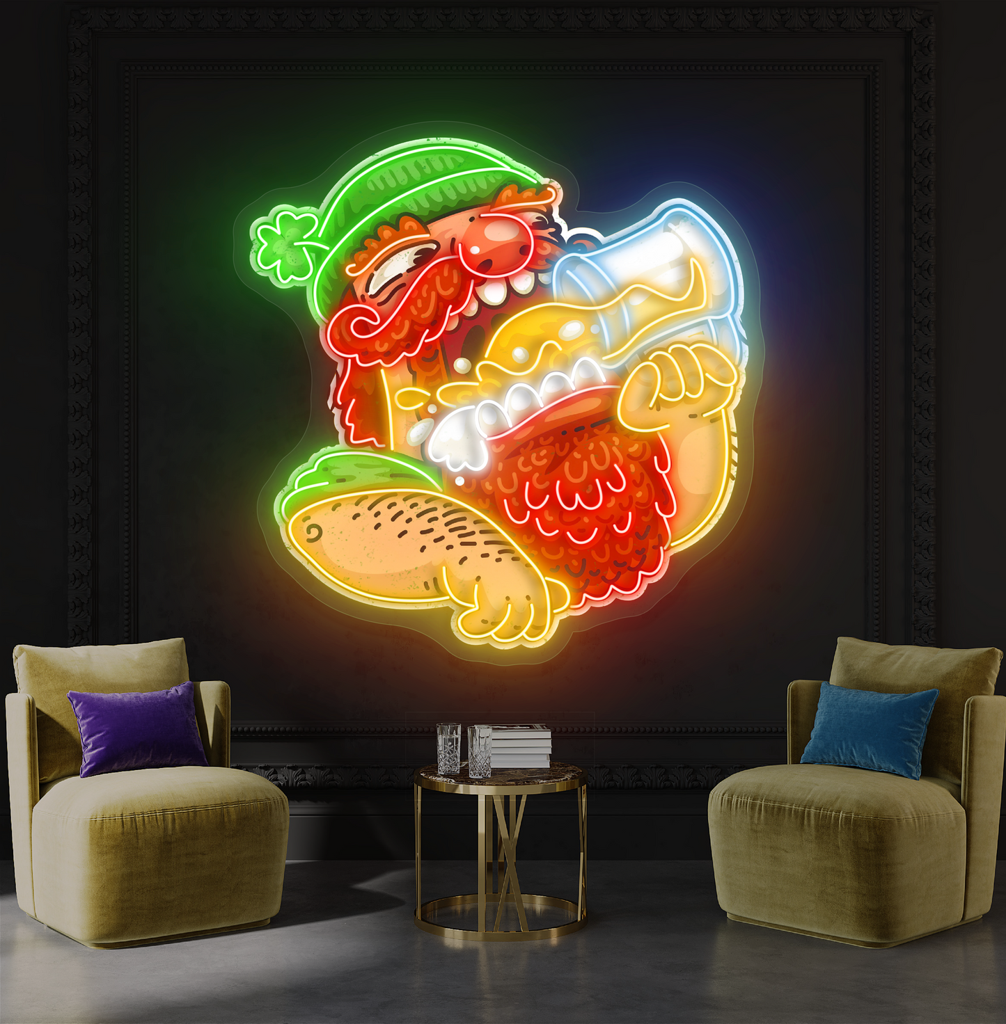 Enseigne néon LED Jolly Drinker
