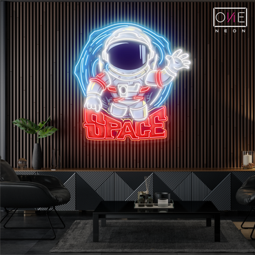 Enseigne néon LED "Space Voyager"