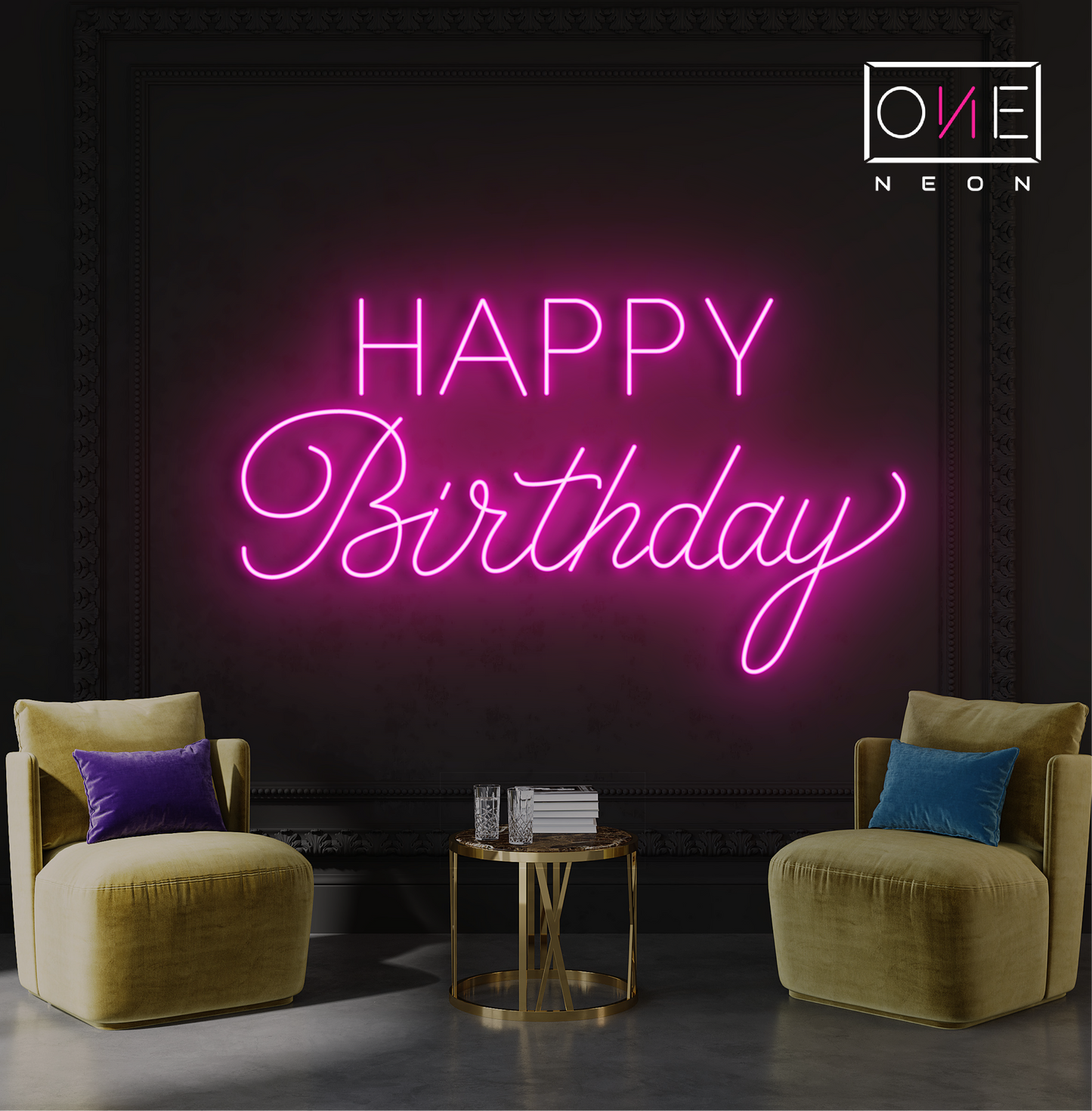 Joyeux Anniversaire Enseigne Néon