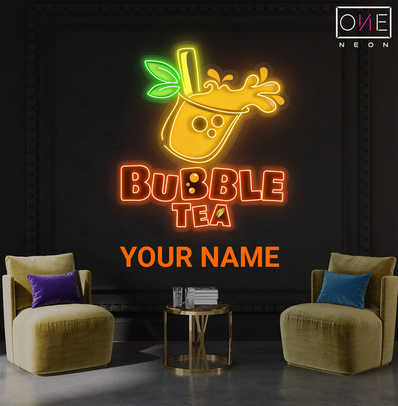 Enseigne Néon LED "Bubble Tea"