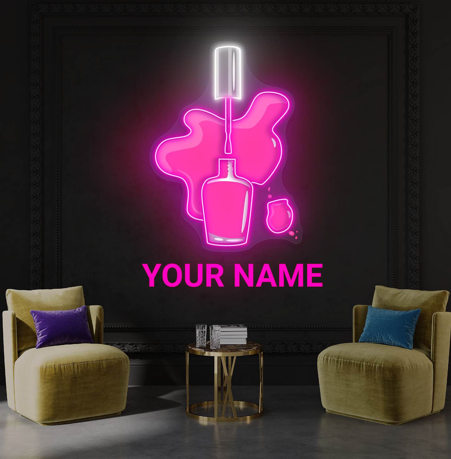 Enseigne néon LED "Polished Perfection"