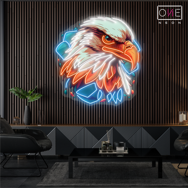 Enseigne néon LED "Le Regard de l'Aigle"