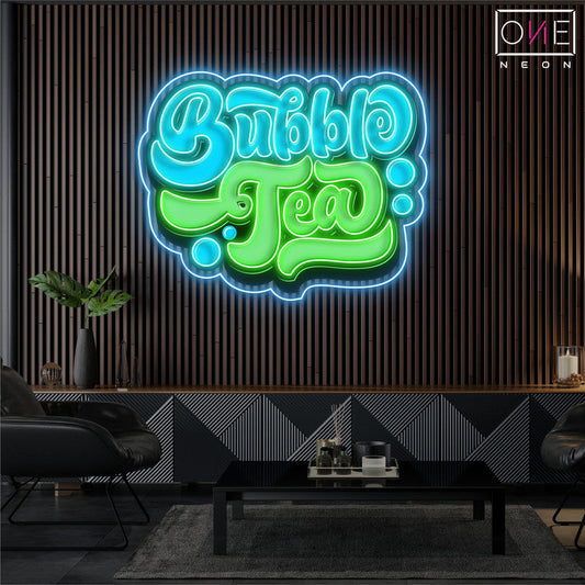 Enseigne Néon LED "Bubble Tea"