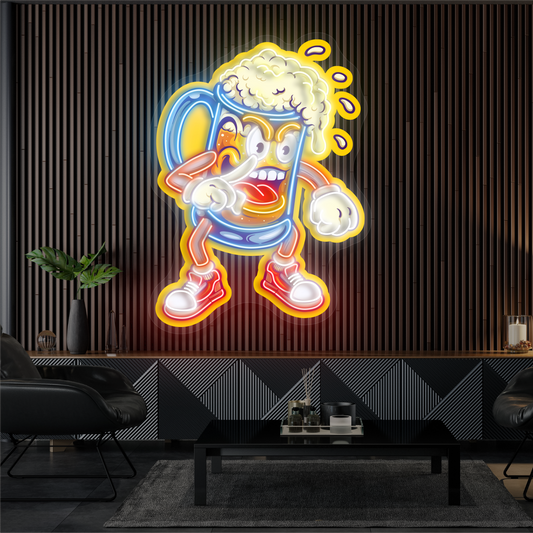 Enseigne Néon LED "Brew Brawler Artwork"