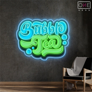 Enseigne Néon LED "Bubble Tea"