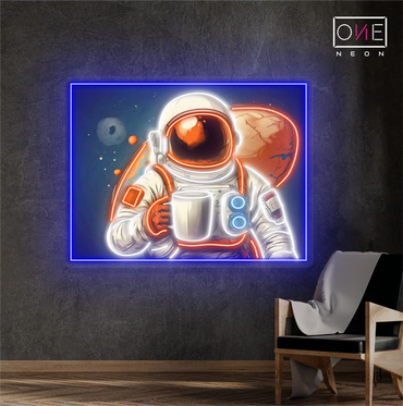 Enseigne lumineuse LED néon « Martian Coffee »