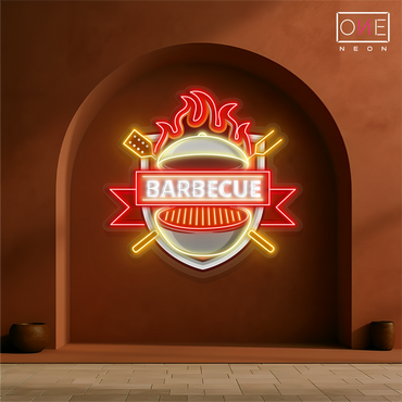 Enseigne néon LED "Barbecue"