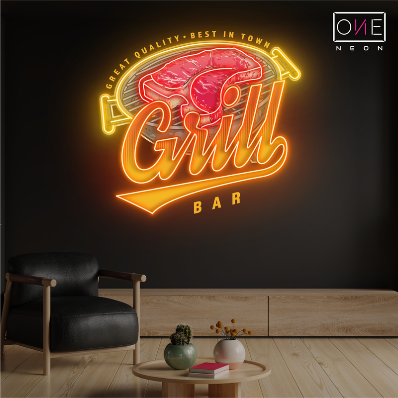 Enseigne néon LED Barbecue