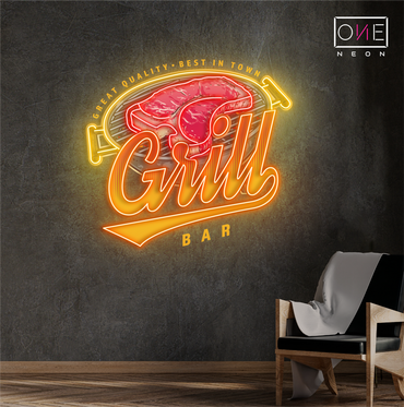 Enseigne néon LED Barbecue