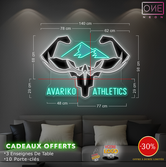 Avariko Athletics | Enseigne LED Néon