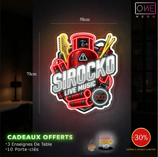 Sirocko | Enseignes LED Néon