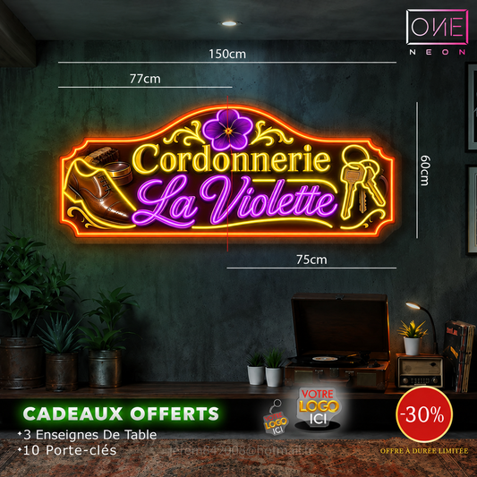 CORDONNERIE | Enseigne LED Néon