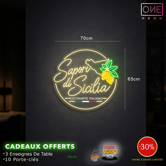 Sapori di Sicilia | Enseigne LED Néon