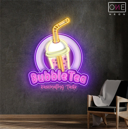 Enseigne Néon LED "Bubble Tea"