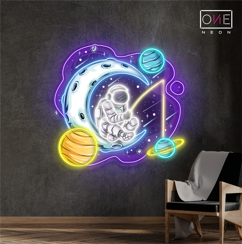Enseigne néon LED "Cosmic Dreamer"