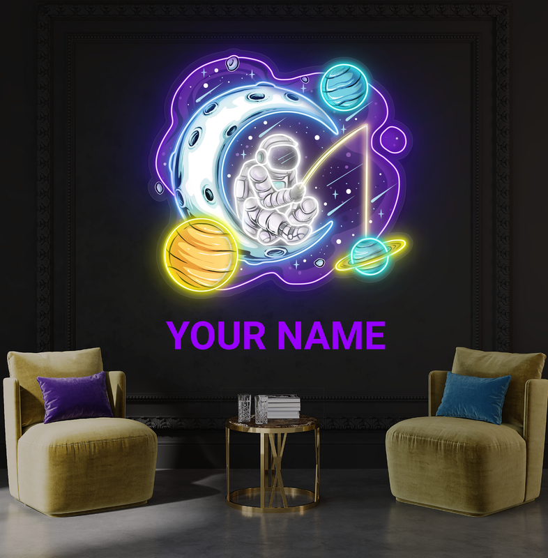 Enseigne néon LED "Cosmic Dreamer"