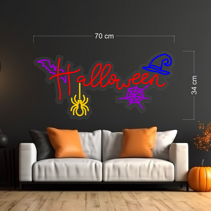 Enseigne néon LED Halloween