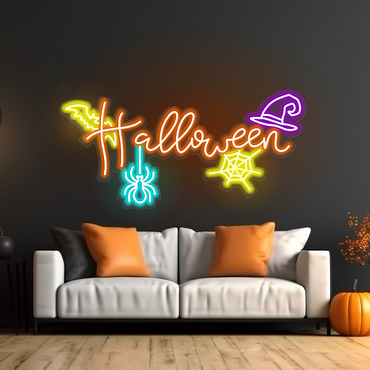 Enseigne néon LED Halloween