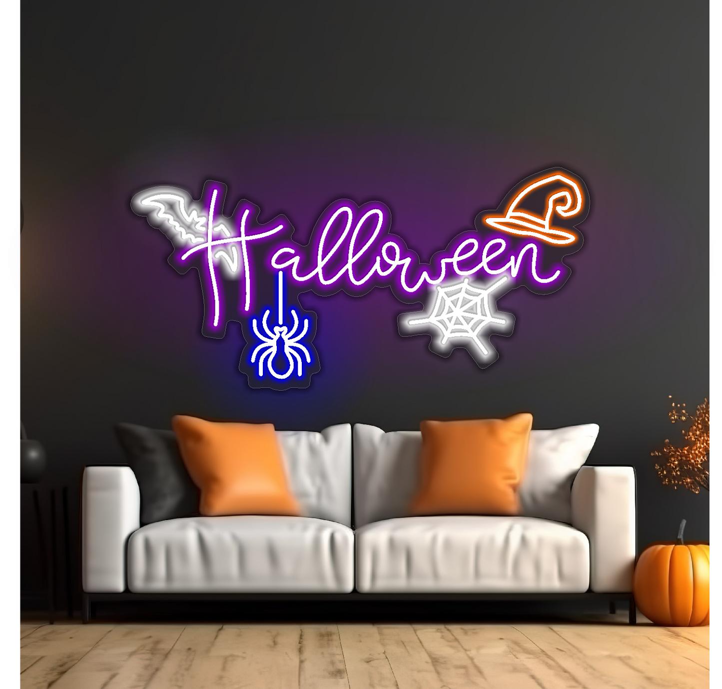 Enseigne néon LED Halloween