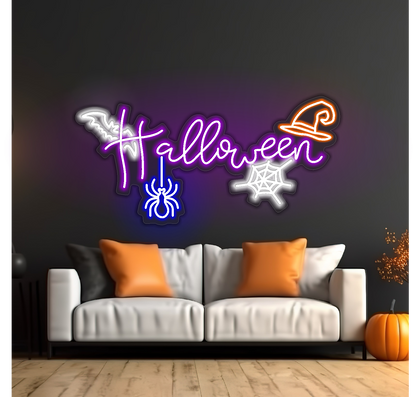Enseigne néon LED Halloween