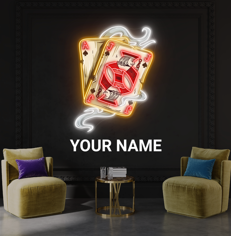Enseigne lumineuse LED néon Ace & Jack Blaze Artwork