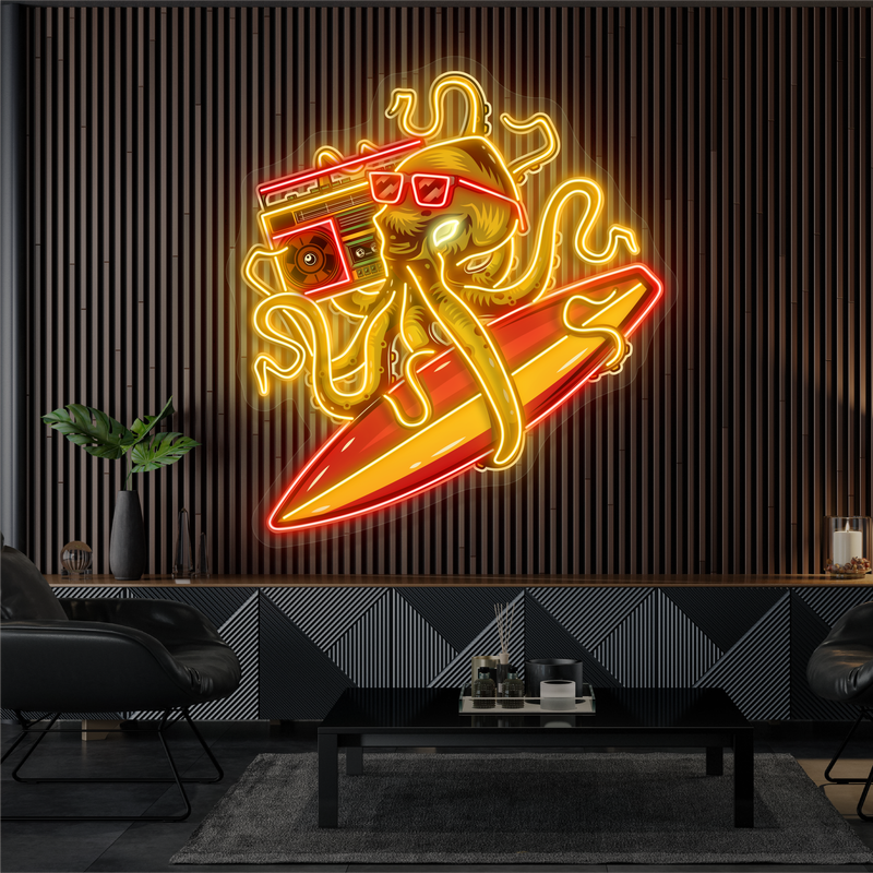 Enseigne néon LED Octo Vibe Artwork