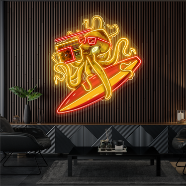 Enseigne néon LED Octo Vibe Artwork