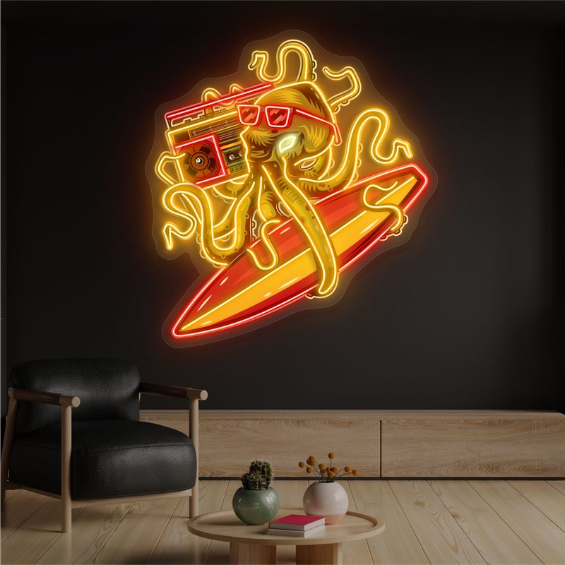 Enseigne néon LED Octo Vibe Artwork