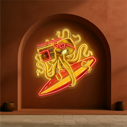 Enseigne néon LED Octo Vibe Artwork