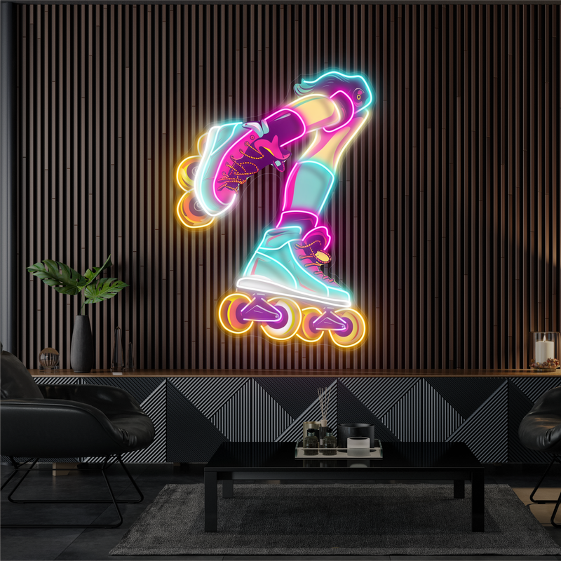 Enseigne Néon LED "Roller Vibes"