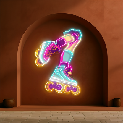 Enseigne Néon LED "Roller Vibes"
