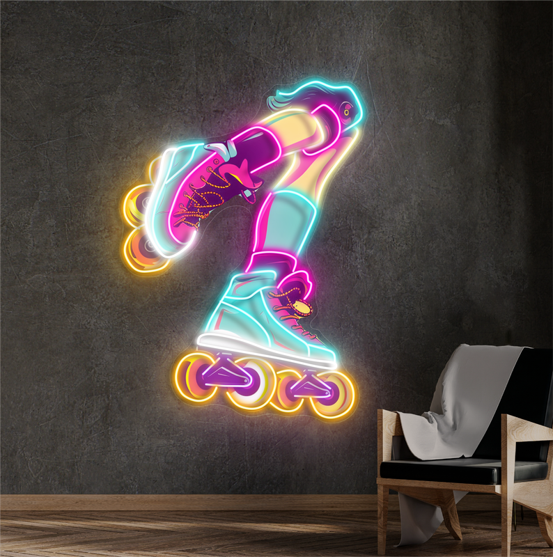 Enseigne Néon LED "Roller Vibes"