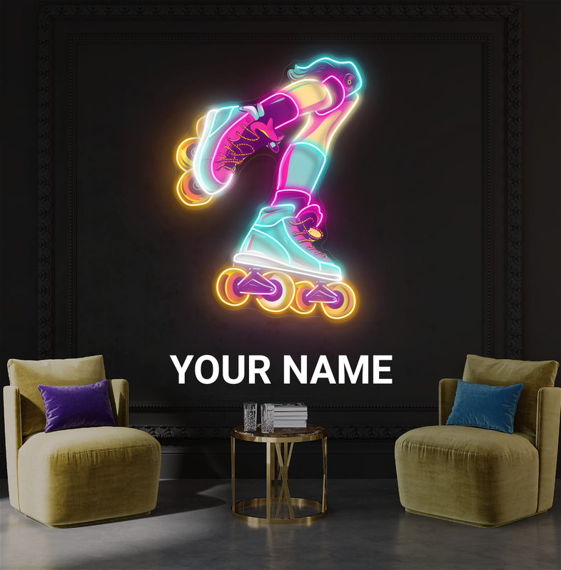 Enseigne Néon LED "Roller Vibes"