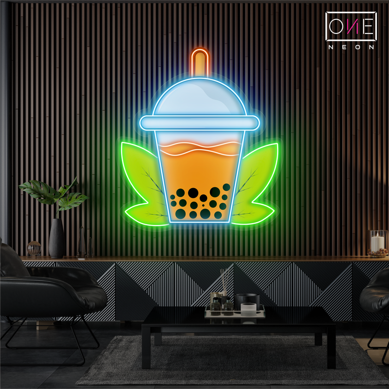 Enseigne lumineuse LED Boba Tea