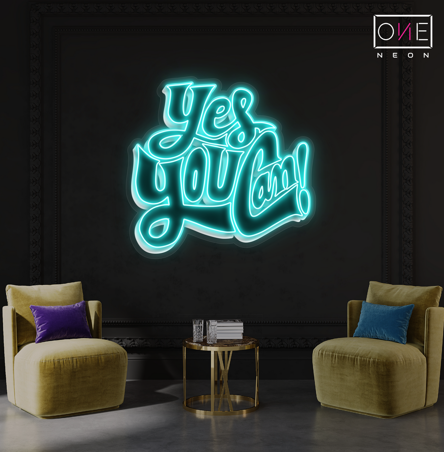 Oui, vous le pouvez ! Enseigne Néon LED d'Œuvre d'Art