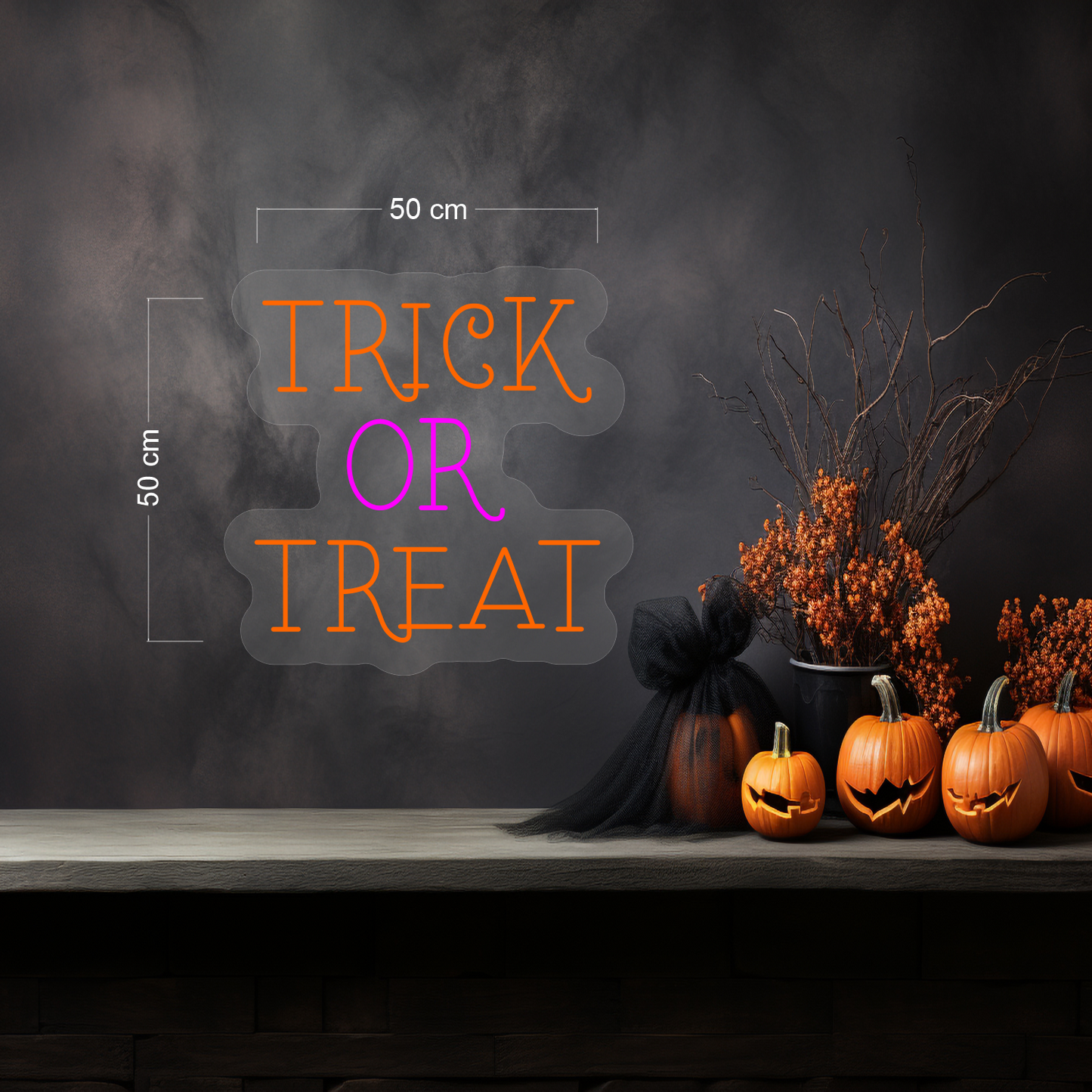 Enseigne néon LED Halloween