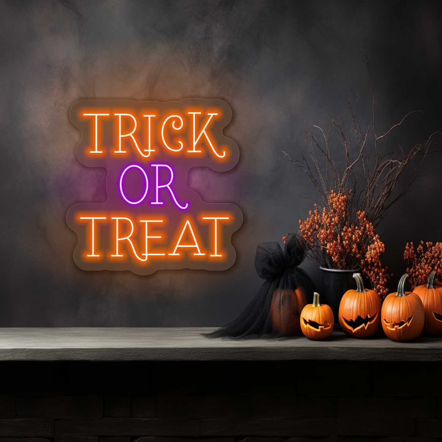 Enseigne néon LED Halloween