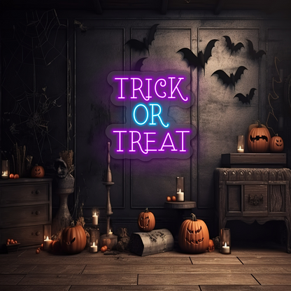 Enseigne néon LED Halloween