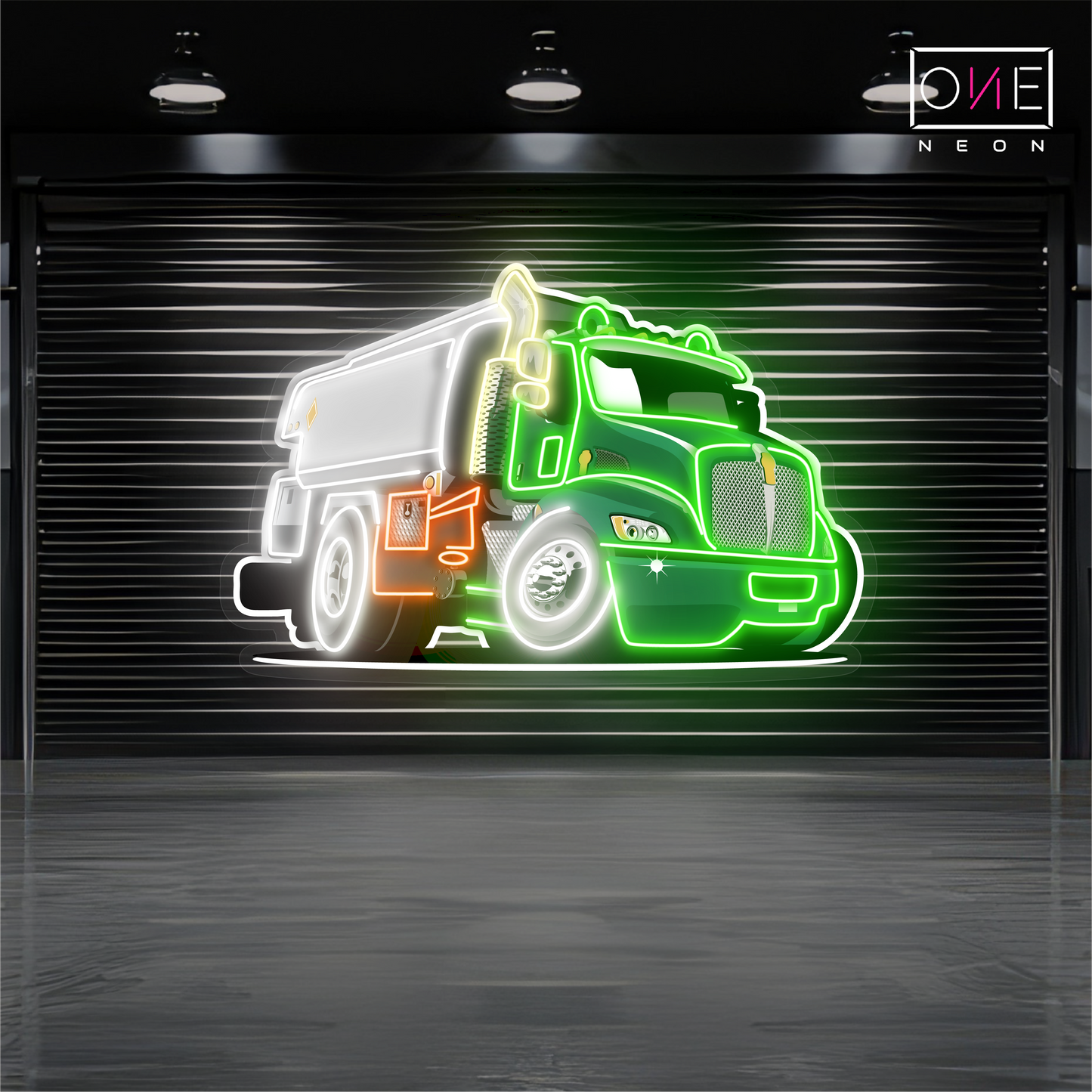 Enseigne Néon LED "Mighty Hauler"