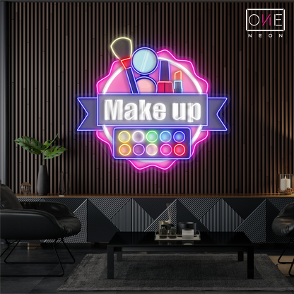 Enseigne néon LED murale "Beauty Palette"
